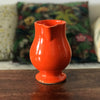 Petite cruche ou grand pot à lait céramique orange Niderviller France - Hello Broc