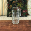 Pichet droit en verre moulé quadrillé contenance 1 litre par Hello Broc brocante en ligne