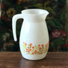 Pichet vintage publicitaire Shell verre opalin blanc 1L par Hello Broc brocante en ligne