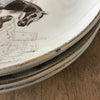 Lot de 6 assiettes en faïence polychrome Creil & Montereau Nos Gloires Militaires - Hello Broc