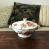 Grande soupière forme Art Déco décor Roses en porcelaine de Sologne Lamotte Beuvron - Hello Broc
