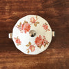 Grande soupière forme Art Déco décor Roses en porcelaine de Sologne Lamotte Beuvron - Hello Broc
