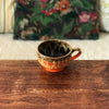 Bol à bouillon vintage années 70 orange et marron en céramique de Vallauris par Hello Broc brocante en ligne