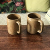 Paire de mugs géants ou grandes tasses chopes vintage en grès - Hello Broc