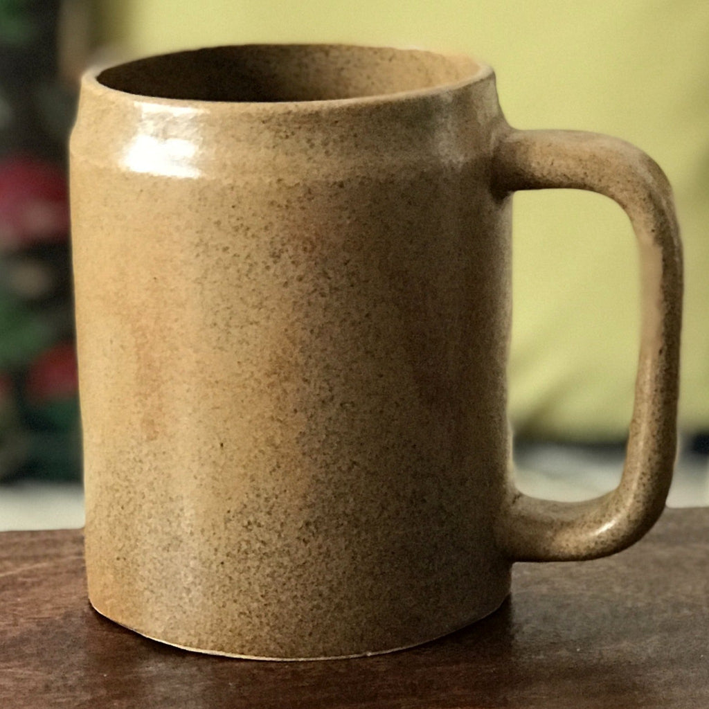 Paire de mugs géants ou grandes tasses chopes vintage en grès - Hello Broc