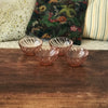 Lot de 4 bols en verre moulé torsadé rose Arcoroc - Hello Broc