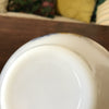 Lot de 3 bols vintage Arcopal en verre opalin blanc impression bouquet - Hello Broc