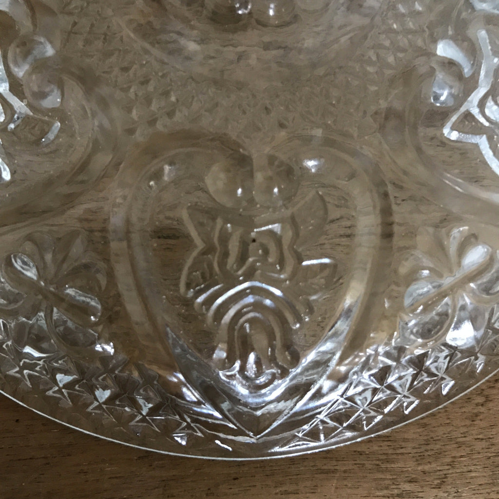 Sucrier ou bonbonnière en verre moulé incolore - Hello Broc