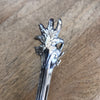 Pince à sucre en argent anglais à deux serres et 7 griffes - Hello Broc