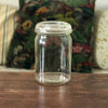 Grand bocal vintage 1 litre en verre moulé et son couvercle par Hello Broc brocante en ligne