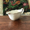 Saucière faïence blanche Digoin Sarreguemines - Hello Broc