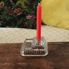 Encrier vintage en verre moulé incolore - Hello Broc