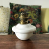 Lampe à pétrole réservoir en céramique blanche - Hello Broc