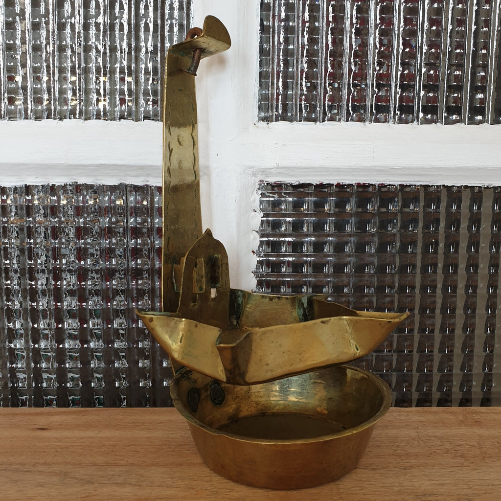 Lampe à huile / chaleil en cuivre - Hello Broc