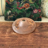 Abat-jour Art Déco en verre pressé moulé rose par Hello Broc brocante en ligne