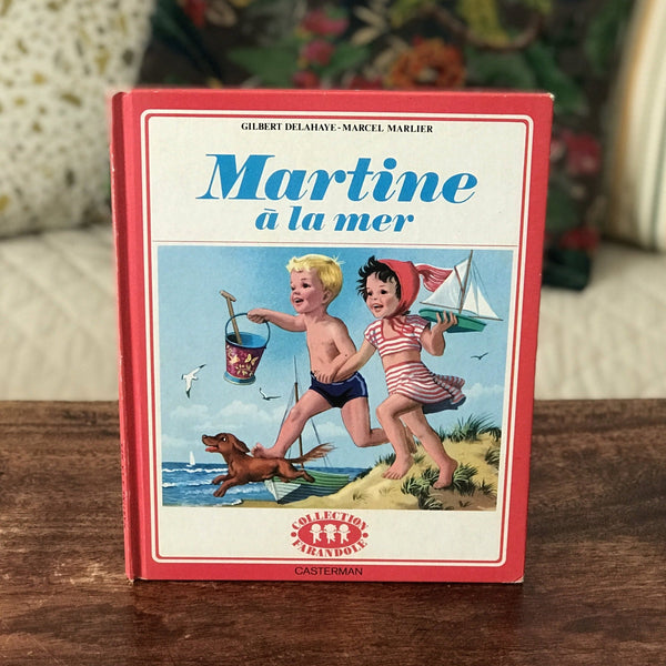 Livre illustré pour enfant Martine à la mer 1974 - Hello Broc