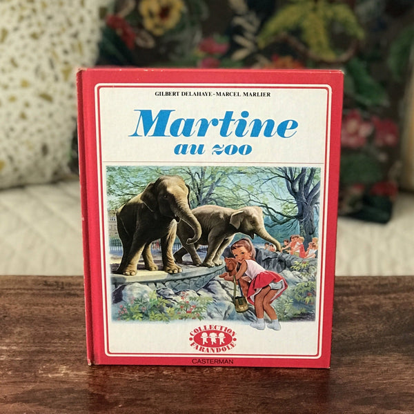 Livre illustré pour enfant Martine au zoo 1974 - Hello Broc