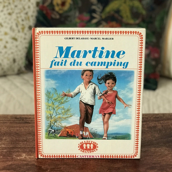 Livre illustré pour enfant Martine fait du camping 1969 - Hello Broc
