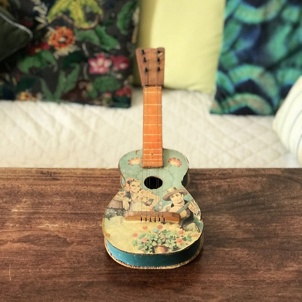 Guitare vintage miniature pour enfant - Hello Broc