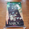 Affiche publicitaire vintage de voyage pour le Maroc par Henri Delval - Hello Broc