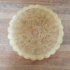Ancien plafonnier en verre de Clichy forme oursin plate et ronde - 2 en stock - Hello Broc