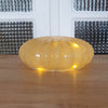 Ancien plafonnier en verre de Clichy forme oursin plate et ronde - 2 en stock - Hello Broc