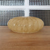 Ancien plafonnier en verre de Clichy forme oursin plate et ronde - 2 en stock - Hello Broc