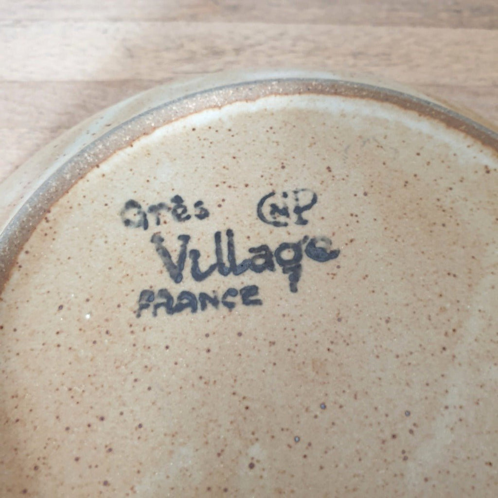 Assiette creuse CNP Grès Village France - 2 en stock - Hello Broc