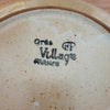 Assiette plate CNP Grès Village France - 2 en stock - Hello Broc