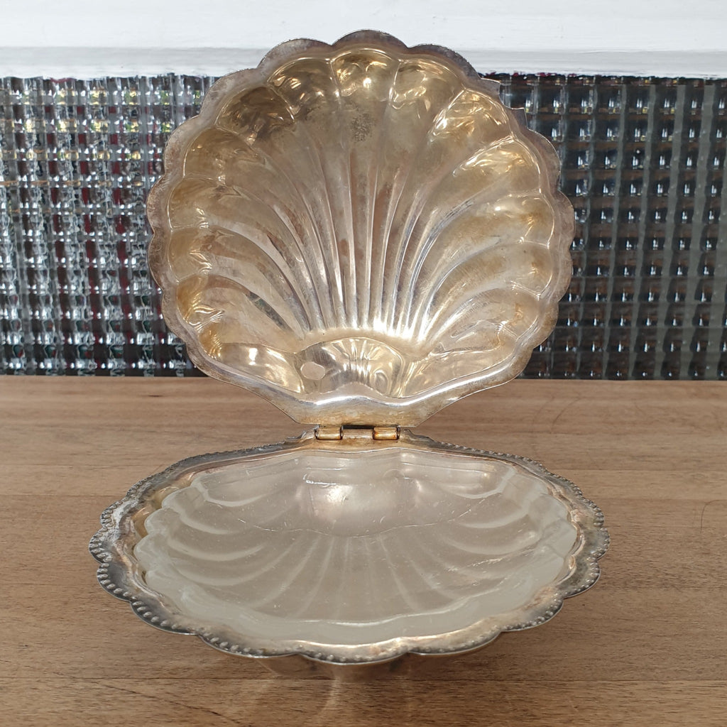Beurrier en forme de coquille St Jacques années 70 - Hello Broc