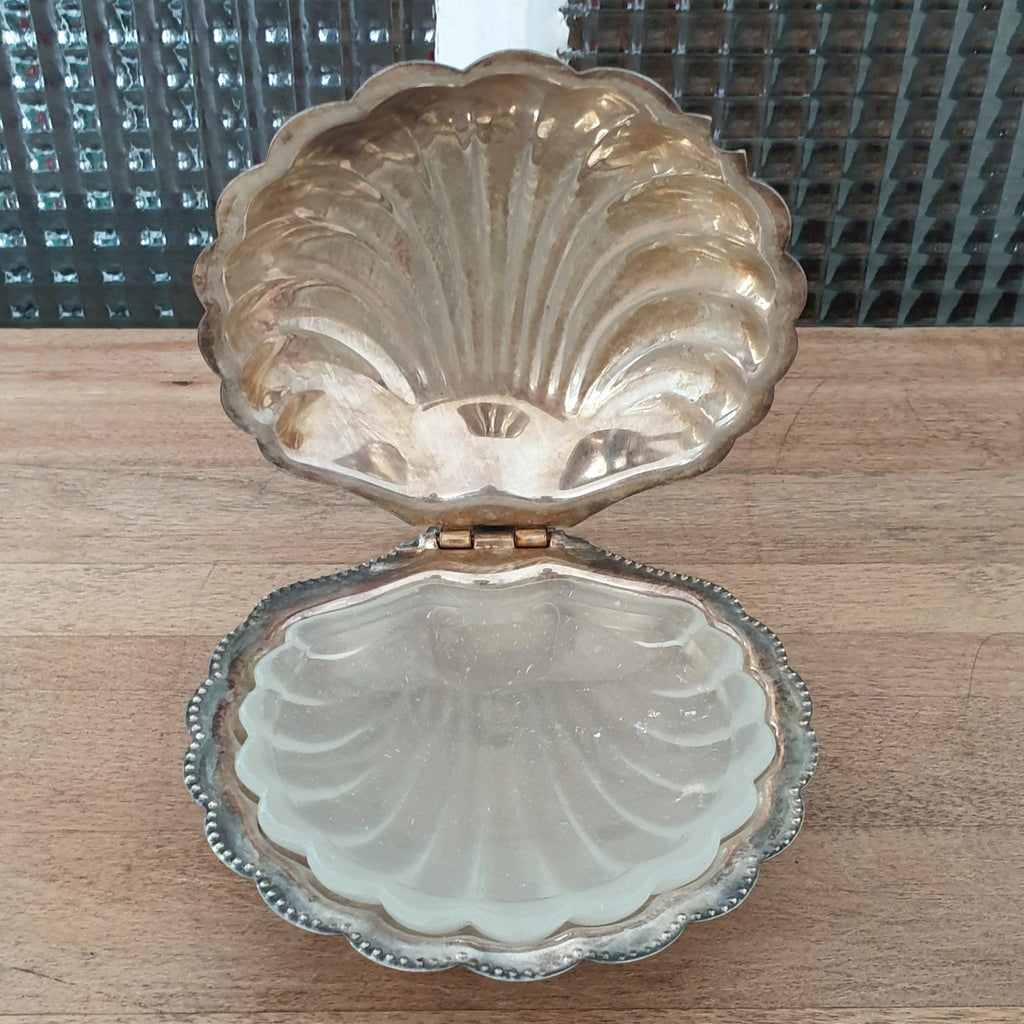 Beurrier en forme de coquille St Jacques années 70 - Hello Broc