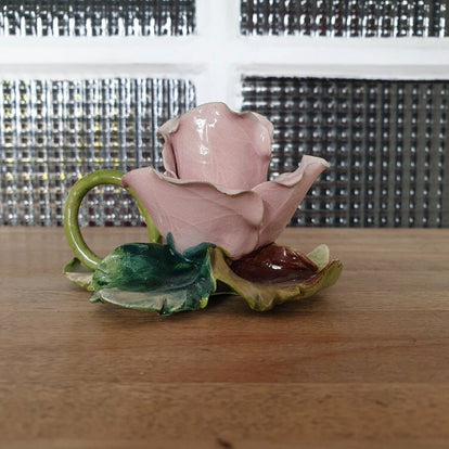 Centre de Table Capodimonte Pot Fleur Avec Ornements Porcelaine Bibelot Centre de Table Capodimonte Pot Fleur Avec Ornements Porcelaine Bibelot