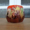 Cache-pot vintage de forme ronde en céramique de Vallauris - Hello Broc