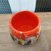 Cache-pot vintage de forme ronde en céramique de Vallauris - Hello Broc