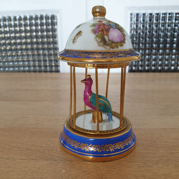 Cage à oiseau miniature en porcelaine de Limoges - Hello Broc