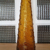 Carafe d'Empoli en verre moulé ambré- Hello Broc