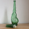 Carafe poisson en verre moulé vert - Hello Broc