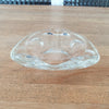 Cendrier en verre moulé triangulaire Reims France petit 9,5 cm par Hello Broc brocante en ligne