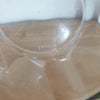 Cendrier en verre moulé triangulaire Reims France petit 9,5 cm par Hello Broc brocante en ligne