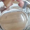 Cendrier en verre moulé triangulaire Reims France petit 9,5 cm par Hello Broc brocante en ligne
