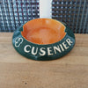 Cendrier rond en céramique Longchamp Cusenier Ambassadeur - Hello Broc