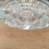 Elégant et grand cendrier rond en cristal moulé - Hello Broc
