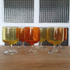 Ensemble de 6 grands verres à vin rétro vintage - Hello Broc