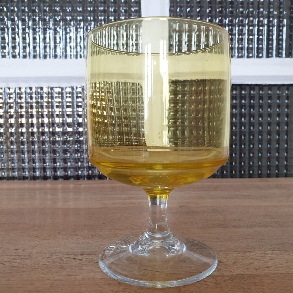Ensemble de 6 grands verres à vin rétro vintage - Hello Broc