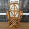 Fauteuil style Pomaré miniature / porte-plante en rotin - Hello Broc brocante en ligne
