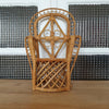Fauteuil style Pomaré miniature / porte-plante en rotin - Hello Broc brocante en ligne