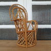 Fauteuil style Pomaré miniature / porte-plante en rotin - Hello Broc brocante en ligne