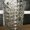Grand vase cylindrique évasé en cristal de Bayel hauteur 21 cm par Hello Broc brocante en ligne
