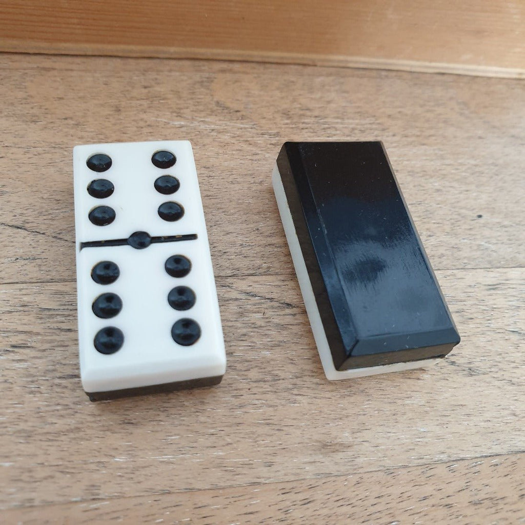Jeu complet de domino vintage années 80 - Hello Broc