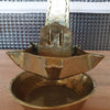 Lampe à huile / chaleil en laiton - Hello Broc brocante en ligne